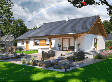 Wizualizacja domu jednorodzinnego Tamara Modern WZ G2