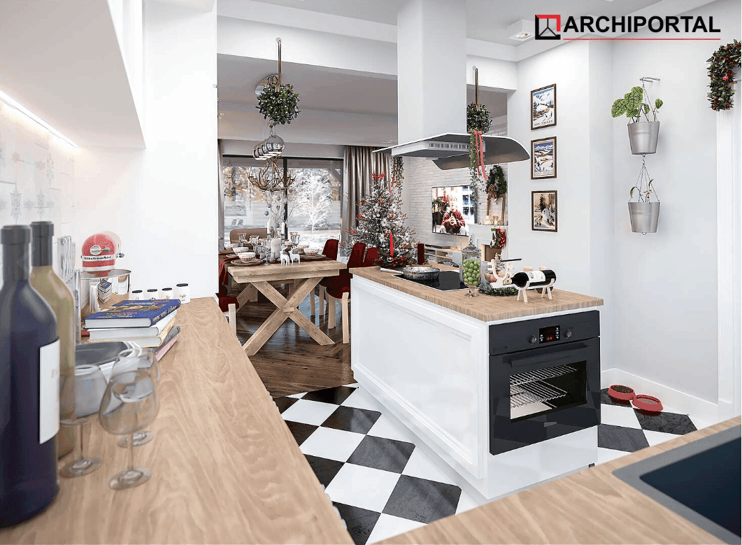 Wizualizacja domu jednorodzinnego Tamara Modern WZ G2