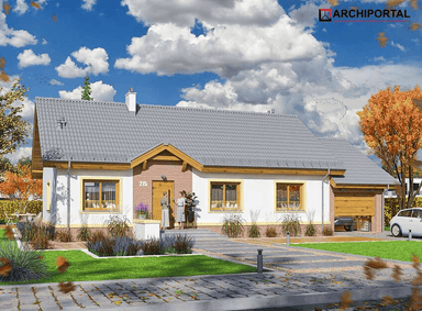 Wizualizacja domu jednorodzinnego Tamina 2