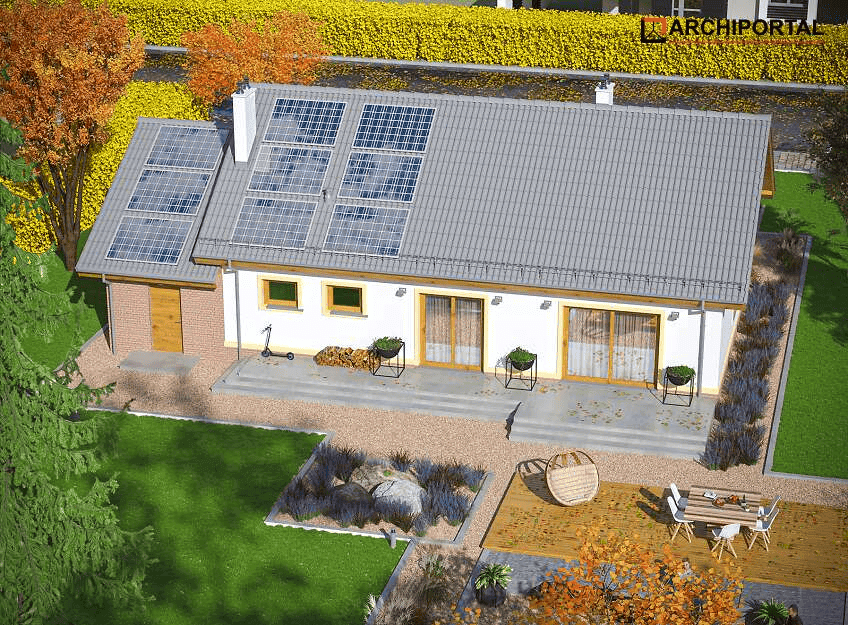 Wizualizacja domu jednorodzinnego Tamina 2