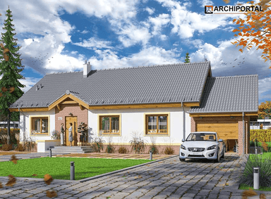 Wizualizacja domu jednorodzinnego Tamina 2