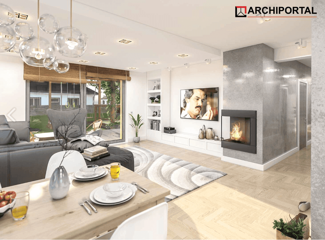 Wizualizacja domu jednorodzinnego Tamina 3