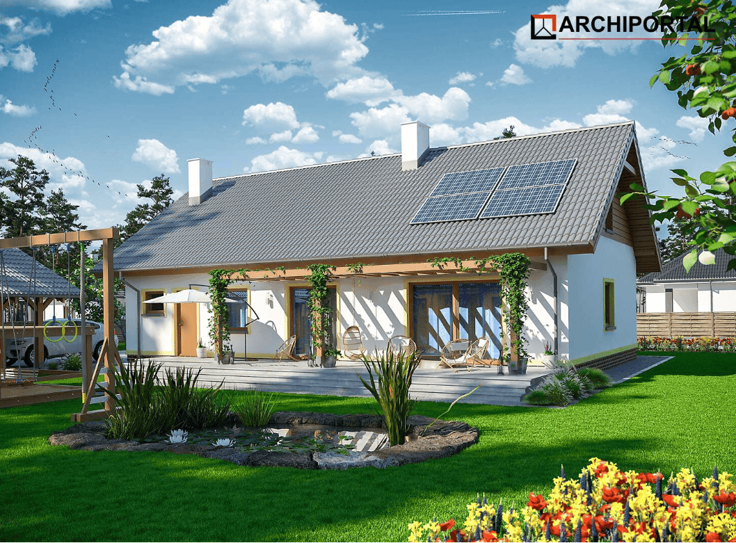 Wizualizacja domu jednorodzinnego Tamina 3