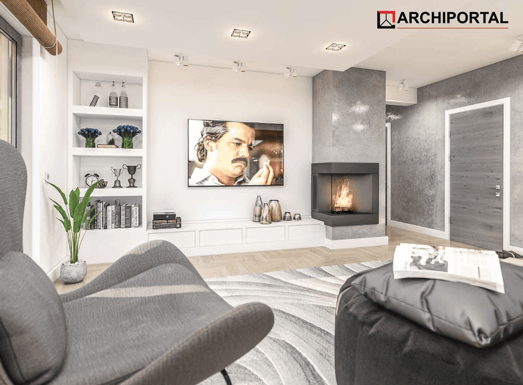 Wizualizacja domu jednorodzinnego Tamina 3