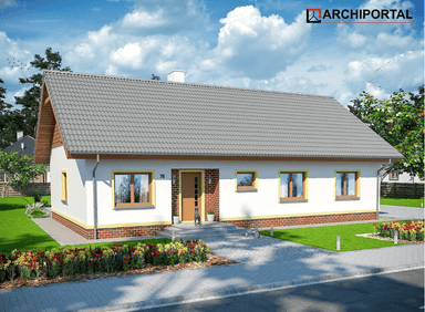 Wizualizacja domu jednorodzinnego Tamina 3