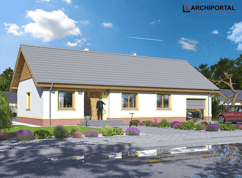 Wizualizacja domu jednorodzinnego Tamina mała PS 2