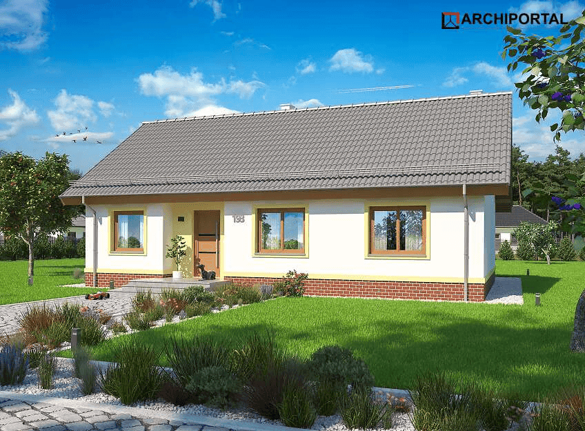 Wizualizacja domu jednorodzinnego Tamina mała PS