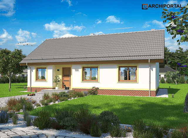 Wizualizacja domu jednorodzinnego Tamina mała PS