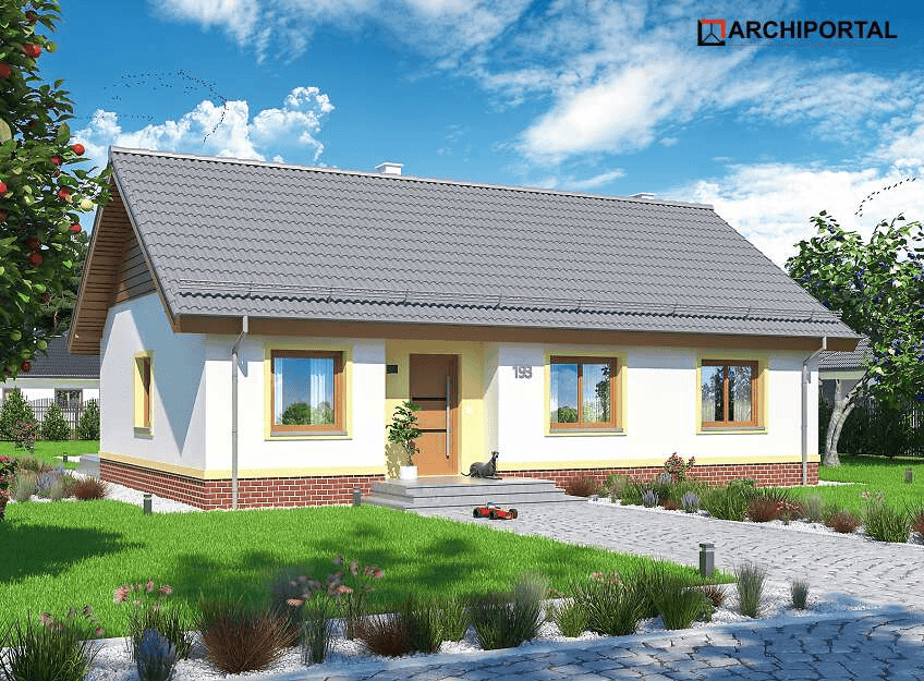 Wizualizacja domu jednorodzinnego Tamina mała PS