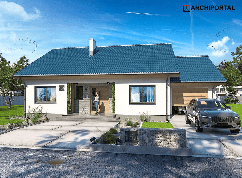 Wizualizacja domu jednorodzinnego Tanis 2