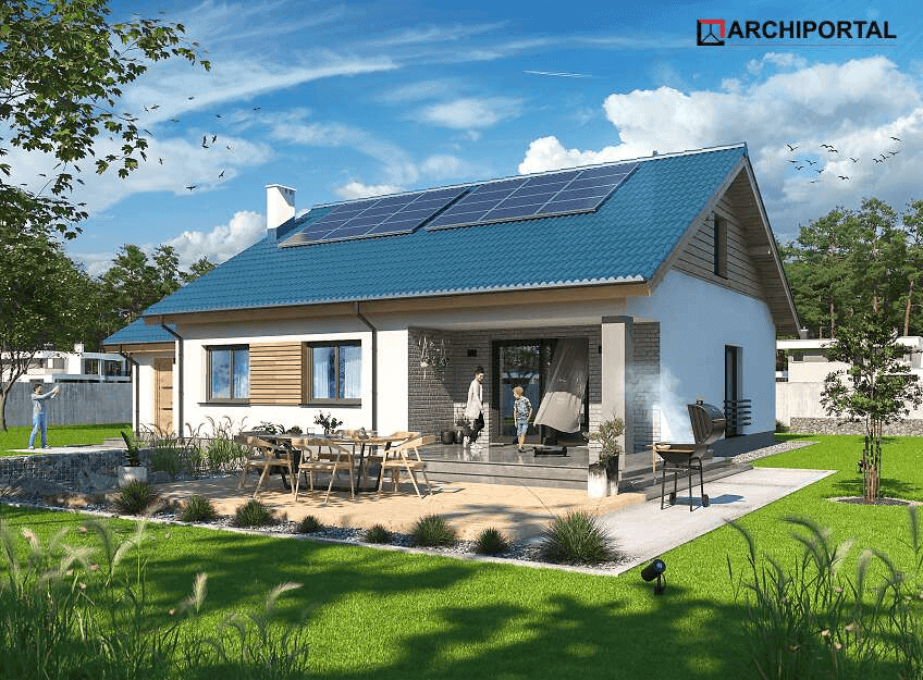 Wizualizacja domu jednorodzinnego Tanis 2