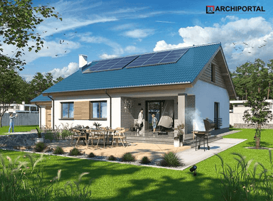 Wizualizacja domu jednorodzinnego Tanis 2