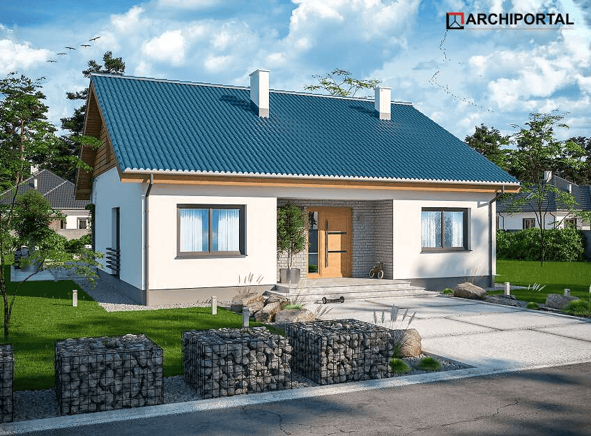 Wizualizacja domu jednorodzinnego Tanis