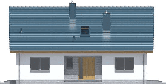 Elewacja frontowa domu jednorodzinnego Tanis 3