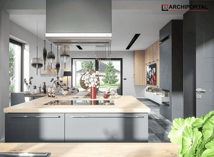 Wizualizacja domu jednorodzinnego Tanis 3