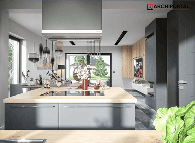 Wizualizacja domu jednorodzinnego Tanis 3