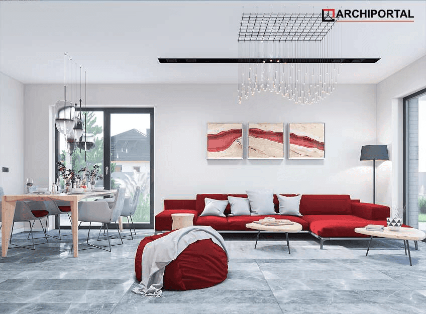 Wizualizacja domu jednorodzinnego Tanis 3