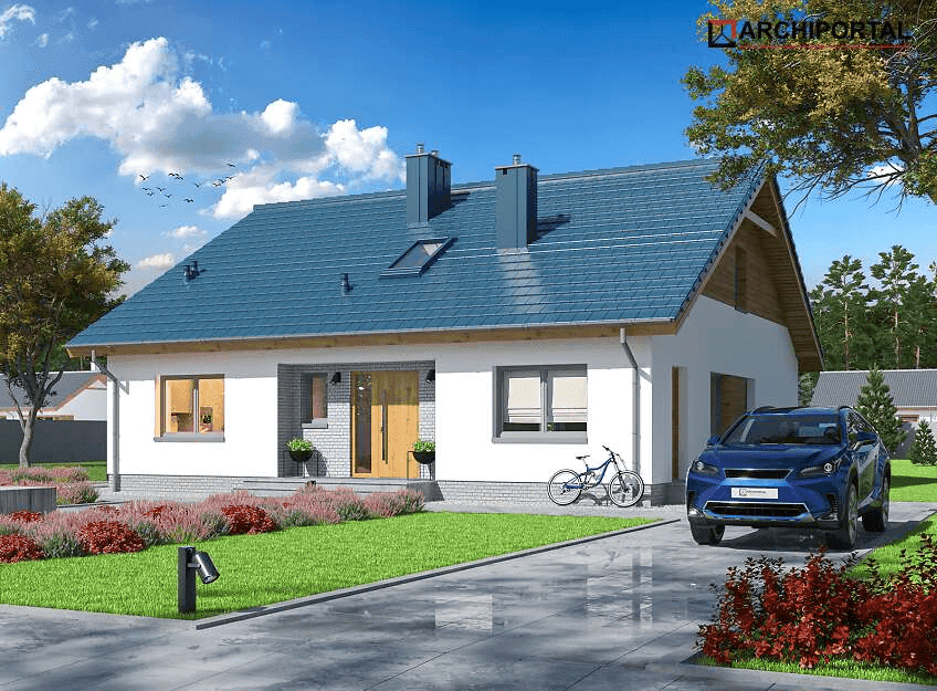 Wizualizacja domu jednorodzinnego Tanis 3