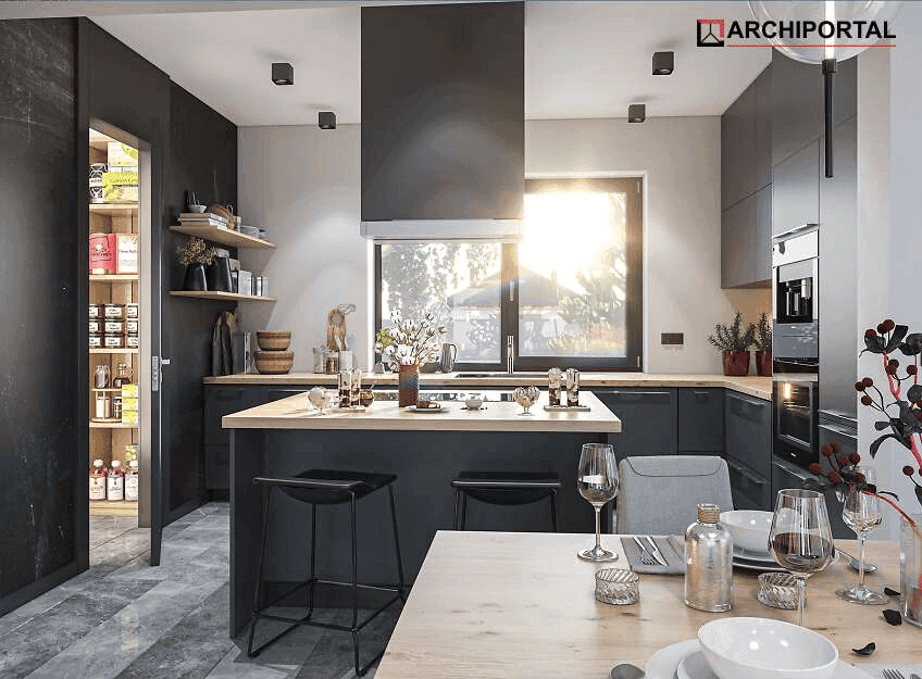 Wizualizacja domu jednorodzinnego Tanis 3