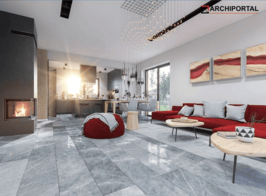 Wizualizacja domu jednorodzinnego Tanis 3