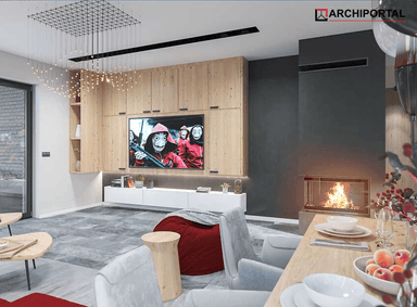 Wizualizacja domu jednorodzinnego Tanis 3