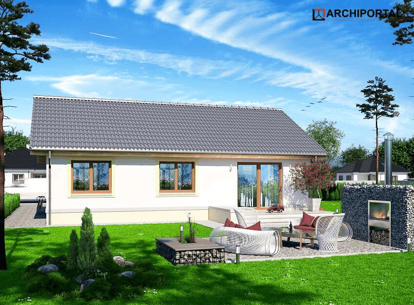 Wizualizacja domu jednorodzinnego Tebe