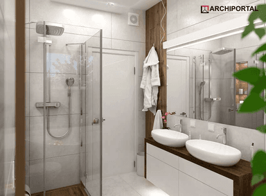 Wizualizacja domu jednorodzinnego Tebe