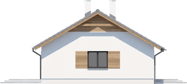 Elewacja lewa domu jednorodzinnego Tebe 3