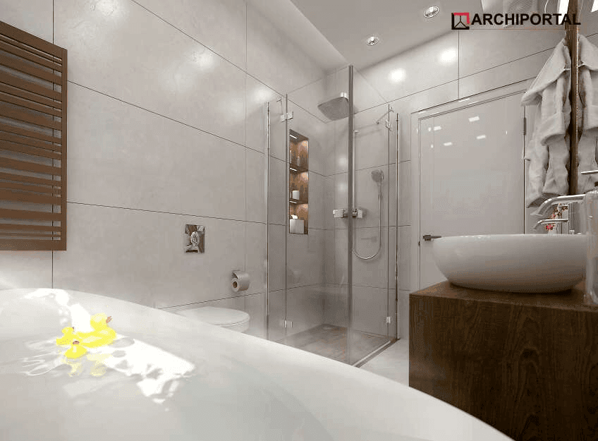 Wizualizacja domu jednorodzinnego Tebe paliwo stałe