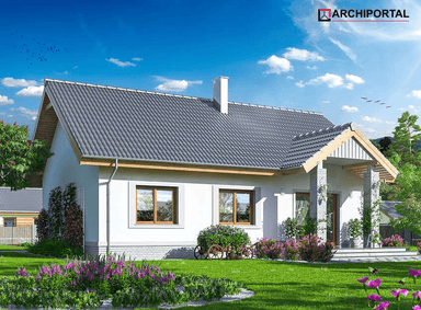 Wizualizacja domu jednorodzinnego Tesla