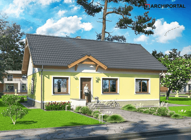 Wizualizacja domu jednorodzinnego Tito