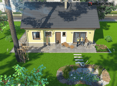 Wizualizacja domu jednorodzinnego Tito