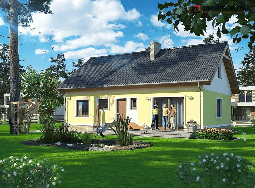 Wizualizacja domu jednorodzinnego Tito