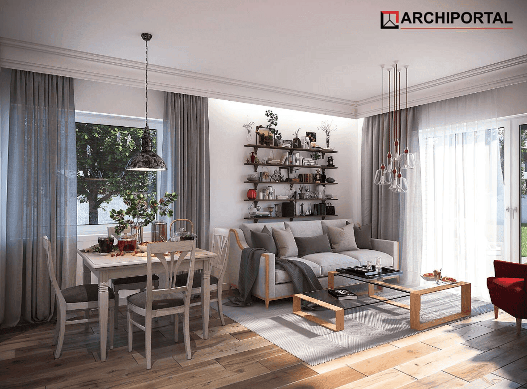 Wizualizacja domu jednorodzinnego Tracja 2