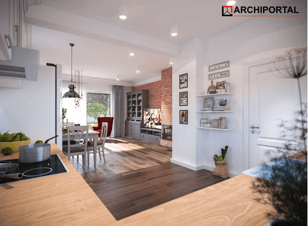 Wizualizacja domu jednorodzinnego Tracja 2