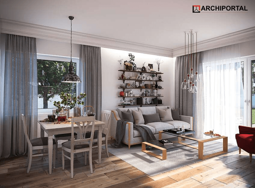 Wizualizacja domu jednorodzinnego Tracja 2 G1