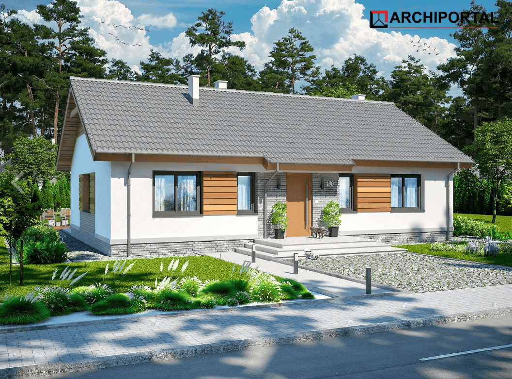 Wizualizacja domu jednorodzinnego Tracja 2 Teriva
