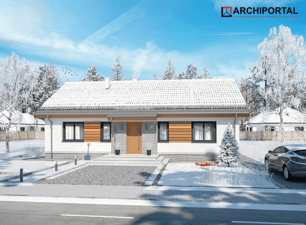 Wizualizacja domu jednorodzinnego Tracja 2 Teriva