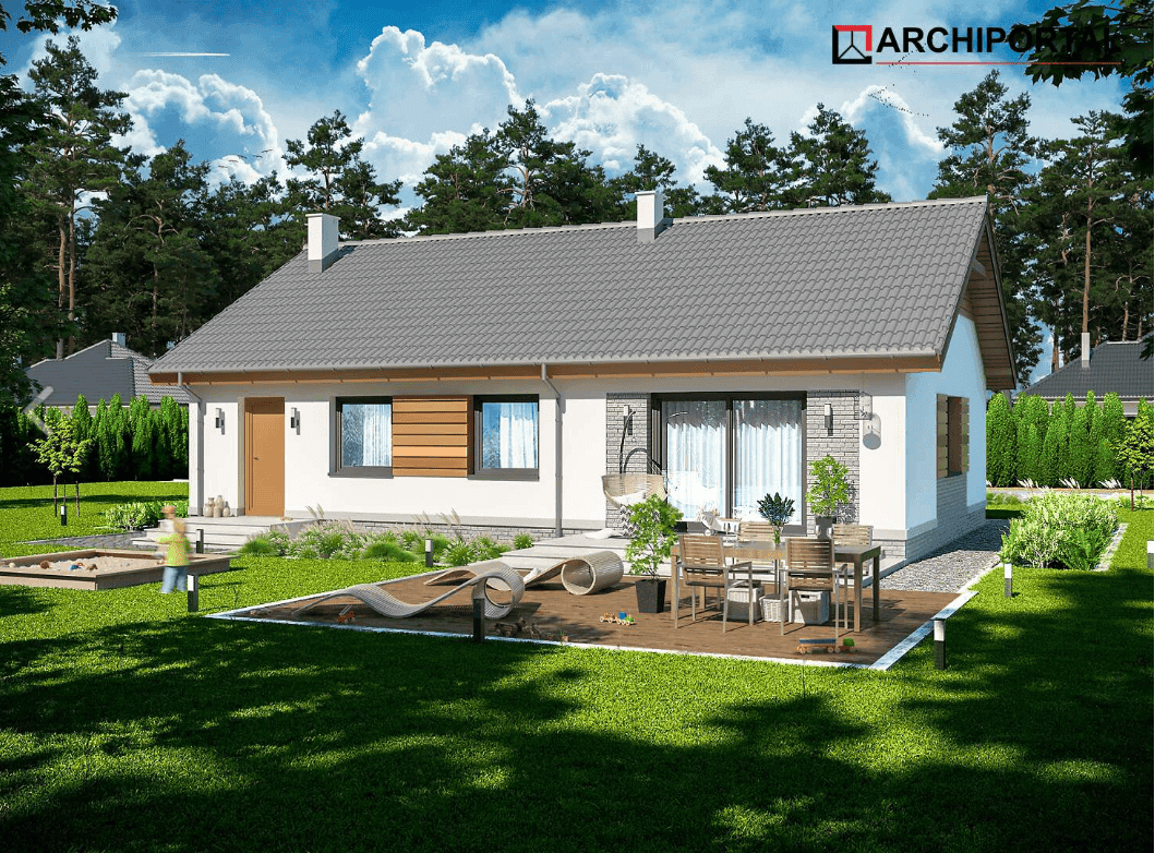 Wizualizacja domu jednorodzinnego Tracja 2 Teriva