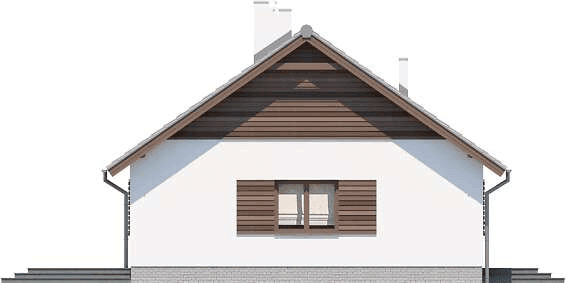 Elewacja lewa domu jednorodzinnego Tracja 4