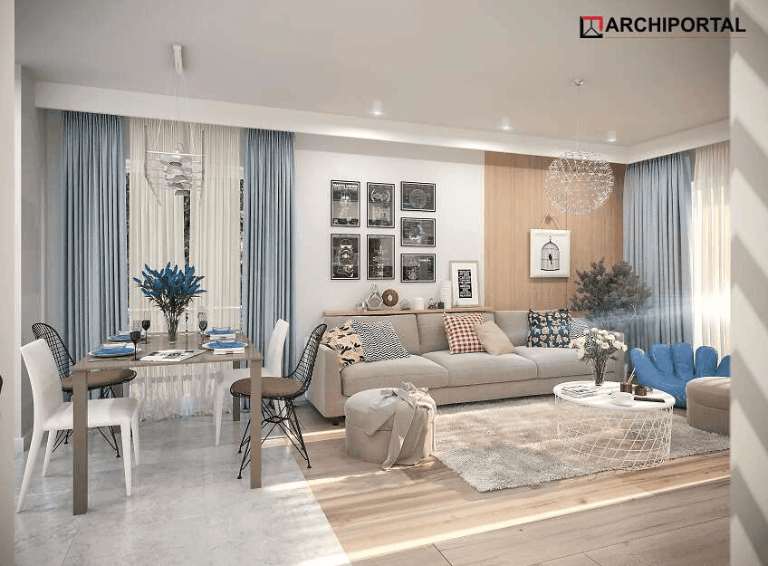 Wizualizacja domu jednorodzinnego Tryton 2