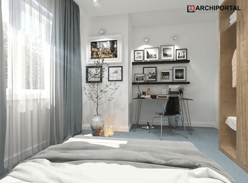 Wizualizacja domu jednorodzinnego Tryton 2