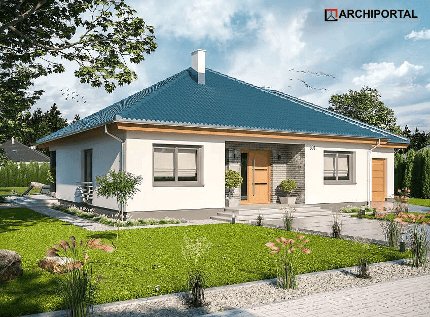 Wizualizacja domu jednorodzinnego Tryton2