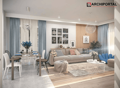 Wizualizacja domu jednorodzinnego Tryton 2 Teriva