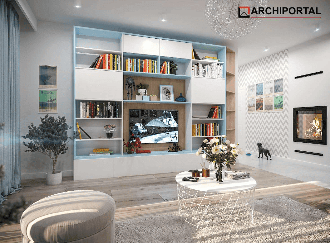 Wizualizacja domu jednorodzinnego Tryton 2 Teriva