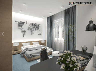 Wizualizacja domu jednorodzinnego Tryton 2 Teriva