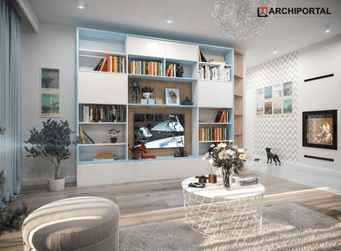 Wizualizacja domu jednorodzinnego Tryton