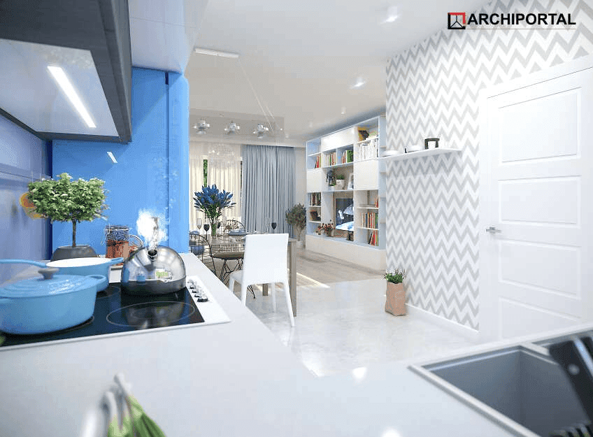 Wizualizacja domu jednorodzinnego Tryton