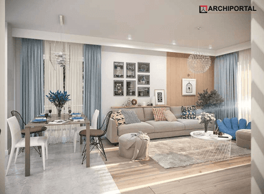 Wizualizacja domu jednorodzinnego Tryton