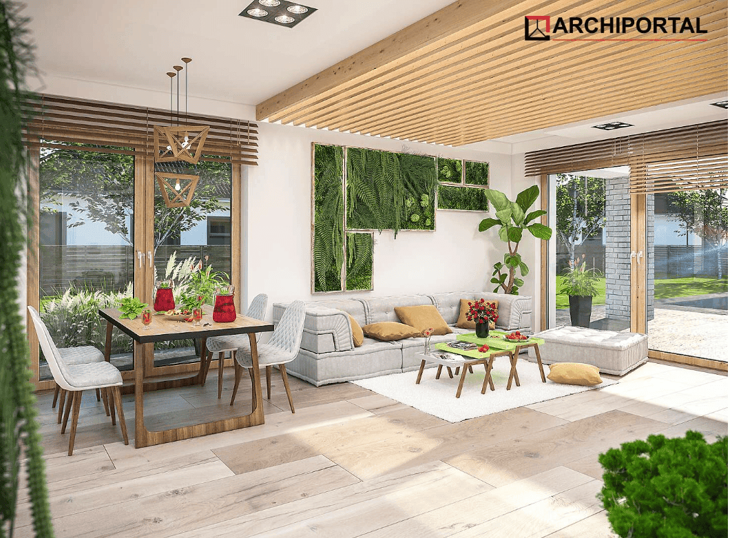 Wizualizacja domu jednorodzinnego Tryton 3